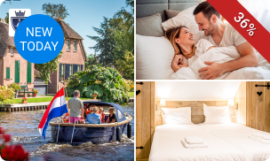Overnachting voor 2 + late check-out in Giethoorn