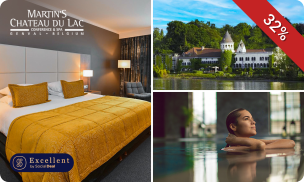 Overnachting voor 2 + ontbijt + evt. toegang tot de spa nabij Brussel