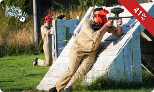Paintball, gellyball of kids paintball (2 uur) + paint- of gellyballs bij Paintball Happening