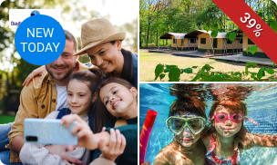 Overnachting(en) voor 2-4 pers. in safaritent of pipowagen + welkomstpakket