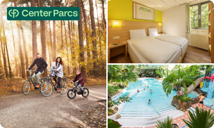 2, 3 of 4 overnachtingen voor 4 tot 6 personen in Center Parcs Limburgse Peel