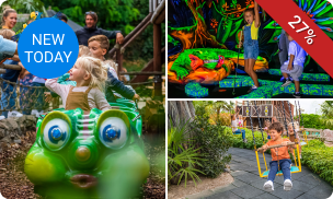 Toegang tot Jungle City of minigolf