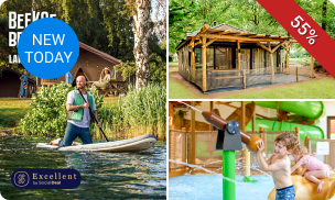 Midweek of weekend (2-6 personen) bij Lake Resort Beekse Bergen + toegang Safaripark Beekse Bergen