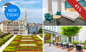 Overnachting voor 2 + ontbijt + late check-out in Brussel