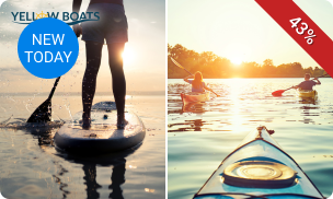 Dagdeel suppen of kanoën over de Maasplassen