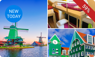 Overnachting + evt. late check-out en lunch of diner in Zaandam