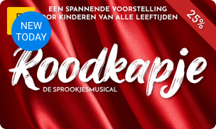 Ticket voor musical Roodkapje