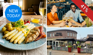 2- of 3-gangen aspergelunch of -diner