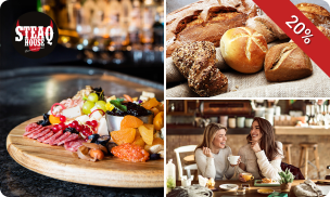 Luxe brunch + dranken bij Steaqhouse