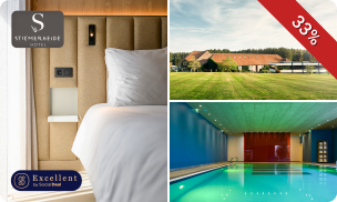 Overnachting voor 2 + wellness, fitness, luxe ontbijt, aperitief en parkeren