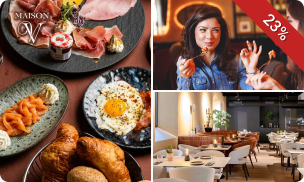 Luxe ontbijt + glas cava