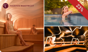 Ochtend-, avond- of dagentree voor Thermen Maastricht