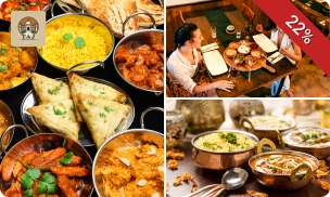 2- of 3-gangenlunch of -diner à la carte bij Taj Indian Restaurant