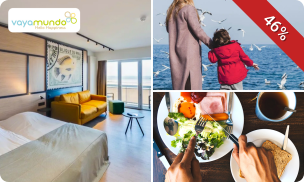 Overnachting(en) voor 2-4 + fles wijn + bezoek met tasting aan het strand van Oostende