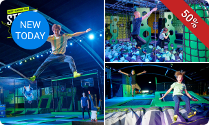 Vrij jumpen (2 uur) + zakje chips + limonade bij Street Jump Veldhoven