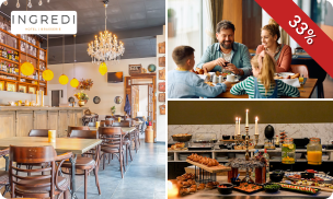 Luxe ontbijtbuffet + glas cava bij Brasserie Ingredi