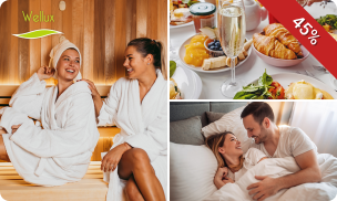 Privésauna-arrangement voor 2 + evt. overnachting in Heusden-Zolder