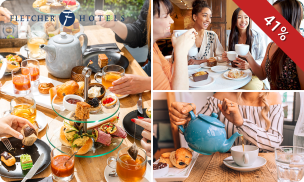 High Tea, High Wine, High Beer of High Bubbles voor 2 bij Fletcher Hotels