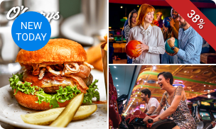 Bowlen (50 min) + 80 arcade-credits + diner bij O´Learys Hasselt