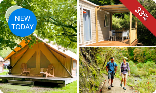 2 overnachtingen voor 2 op een camping + elektriciteit + beddengoed in de Belgische Ardennen
