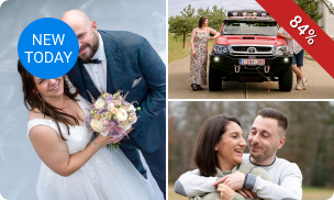 Fotoshoot naar keuze (60 min) voor 1 tot 4 personen + 3 digitale foto's