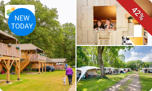 Kampeerplek of accommodatie (3, 5 of 7 nachten) voor 2 tot 7 personen