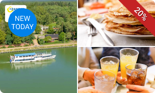 Rondvaart (2 uur) + evt. pannenkoeken of ijs + drankje naar keuze