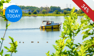 Huur motorboot (4 tot 5 uur) voor 2 t/m 5 personen + brandstof