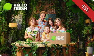 1, 2, 3 of 4 maaltijdboxen van HelloFresh