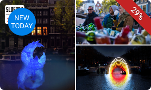 Rondvaart Amsterdam Light Festival + onbeperkt drank