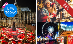 Busreis naar kerstmarkt in Duitsland, Nederland of België