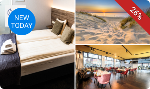 Overnachting voor 2 + ontbijt of all-inclusive + late check-out in Zeeland