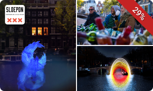 Rondvaart Amsterdam Light Festival + onbeperkt drank