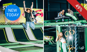 Vrij jumpen (2 uur) + 1 zakje chips en limonade bij Street Jump Alkmaar