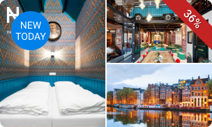 VIP-overnachting voor 2 + ontbijt + late check-out in Amsterdam