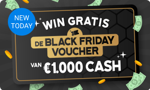 Gratis kans op de Black Friday Voucher van €1.000 cash