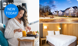 Overnachting voor 2 + ontbijt + wellness + drankje + late check-out bij Radisson Blu Balmoral Hotel