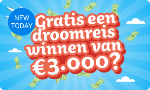 Gratis kans op een droomreis t.w.v. €3.000