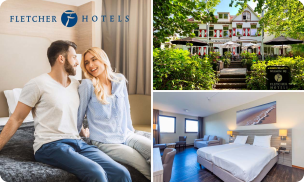 Overnachting voor 2 + evt. ontbijt en 3-gangendiner bij Fletcher Hotels***