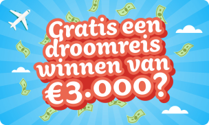 Gratis kans op een droomreis t.w.v. €3.000