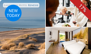 Overnachting(en) voor 2 + ontbijt + hoofdgerecht in Renesse