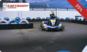 Karten (2 heats) bij Kartbaan Leeuwarden