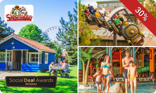 2, 3 of 4 overnachtingen voor 2-6 pers. + entree Slagharen en waterpark Aqua Mexicana