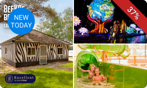 Weekend of midweek (5-6 personen) bij Lake Resort Beekse Bergen