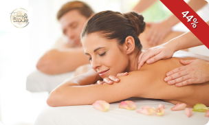 Duomassage + rugscrub + pakking (60 min)