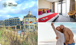 1 of 2 overnachting(en) voor 2 + ontbijt in hartje Noordwijk