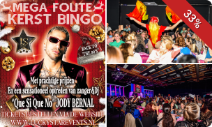 Entree Mega Foute Kerst Bingo editie + goodiebag