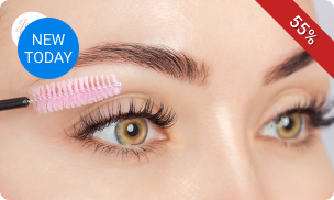 Wimperextensions of wimperlift naar keuze