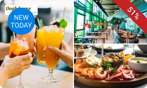 Proefplank + cocktail of mocktail bij Brasserie Sandz