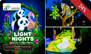 Entree Light Nights in Ouwehands Dierenpark